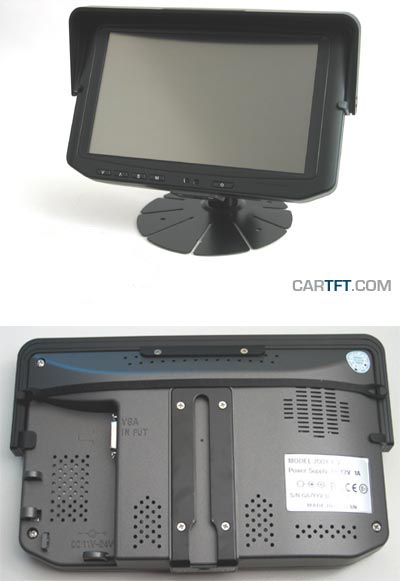 700TS -- TFT 7" -- VGA -- Touchscreen <b>USB</b> -- <b>SunShield</b> [Silver] (Minimum order quantity : 100 units)